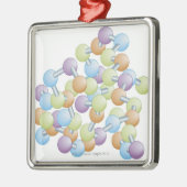 Ornement Carré Argenté Synthèse de protéine (Gauche)