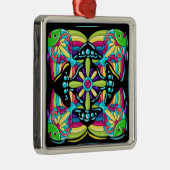 Ornement Carré Argenté Talavera (Droite)