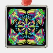 Ornement Carré Argenté Talavera (Devant)