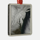 Ornement Carré Argenté Tempête hivernale sévère 2 (Droite)