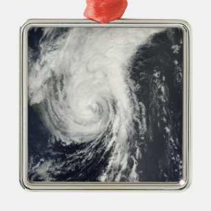 Ornement Carré Argenté Tempête tropicale Krovanh