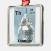 Ornement Carré Argenté Thorium (Gauche)
