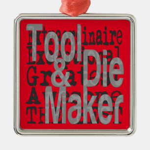 Ornement Carré Argenté Tool Maker