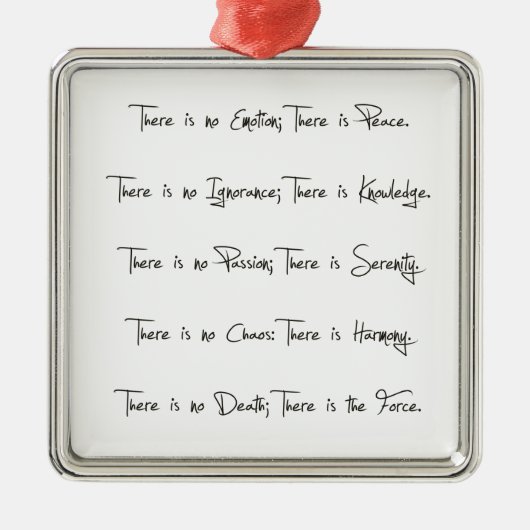 Ornement Carré Argenté Totjo (Devant)