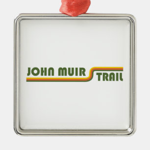 Ornement Carré Argenté Trail John Muir