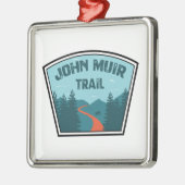 Ornement Carré Argenté Trail John Muir (Gauche)