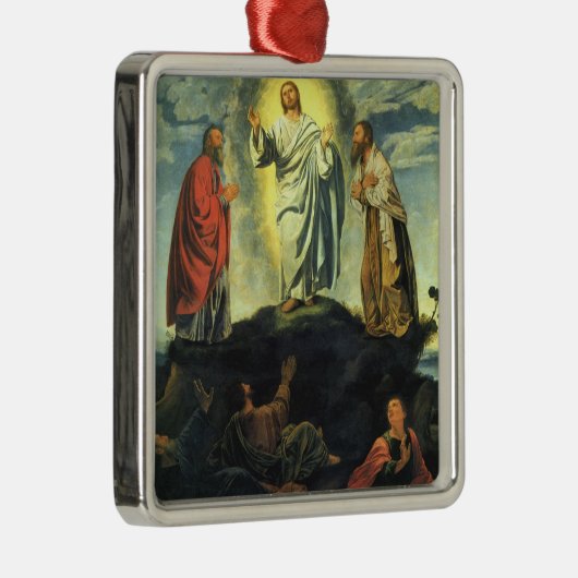 Ornement Carré Argenté Transfiguration par Giovanni Girolamo Savoldo (Droite)