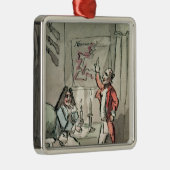 Ornement Carré Argenté Tristram Shandy, 1786 (Droite)