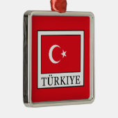 Ornement Carré Argenté Türkiye (Droite)