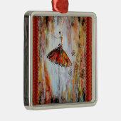 Ornement Carré Argenté Tutu Ballerina (Droite)