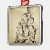 Ornement Carré Argenté Ugolino et ses fils (Gauche)