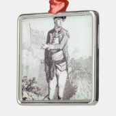 Ornement Carré Argenté Un appel à Heaven', un portrait du Général Lee (Gauche)