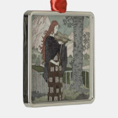 Ornement Carré Argenté Un musicien (Droite)