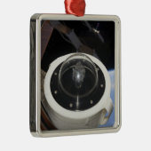 Ornement Carré Argenté Une pierre de lune 3 (Droite)