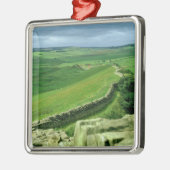 Ornement Carré Argenté Une section du mur de Hadrian, ANNONCE du 2ème (Gauche)