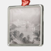 Ornement Carré Argenté Une vue de Baltimore (Gauche)