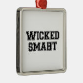 Ornement Carré Argenté Université futée mauvaise Boston (de Smaht) (Droite)