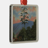 Ornement Carré Argenté Usine de CaliforniaCentury en fleur (Droite)