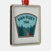 Ornement Carré Argenté Van Fleet Trail Floride (Droite)