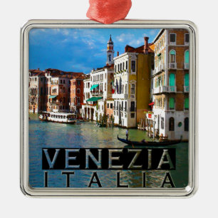 Ornement Carré Argenté Venezia