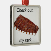 Ornement Carré Argenté vérifiez mon support (Droite)