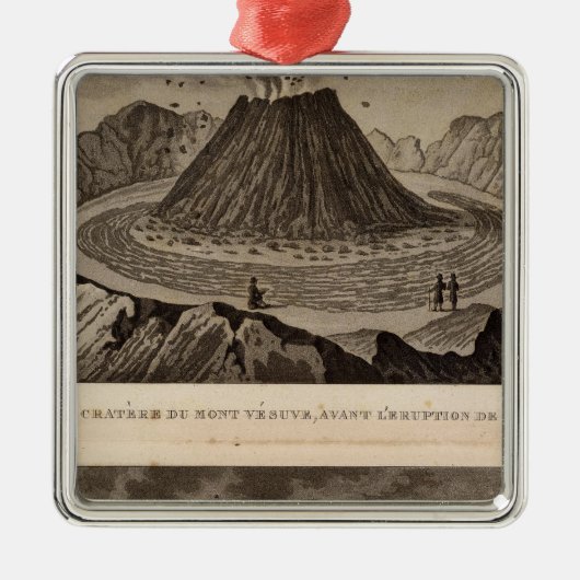 Ornement Carré Argenté Vesuve, Dolomieu (Devant)