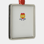 Ornement Carré Argenté Veux-tu m'épouser (Droite)