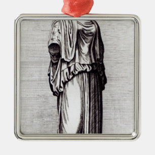 Ornement Carré Argenté Vierge de Vestal, c.1653