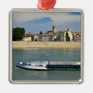 Ornement Carré Argenté Ville d'Arles en France