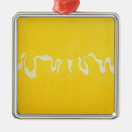 Ornement Carré Argenté Voyage jaune (Devant)