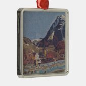 Ornement Carré Argenté Vue de Dolný Kubín par Arnold Peter Weisz (Droite)