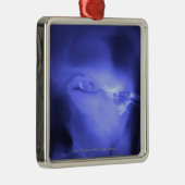 Ornement Carré Argenté Vue de face de l'oreille interne (Droite)