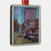 Ornement Carré Argenté Vue de la place publique (Droite)