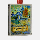 Ornement Carré Argenté Vue de l'église Saint-Paul (Droite)