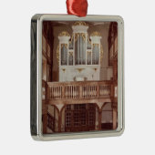 Ornement Carré Argenté Vue de l'organe (Droite)