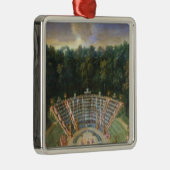 Ornement Carré Argenté Vue de Salle de Bal (Droite)