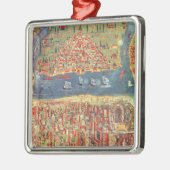 Ornement Carré Argenté Vue d'IUK T.5964 d'Istanbul (Gauche)