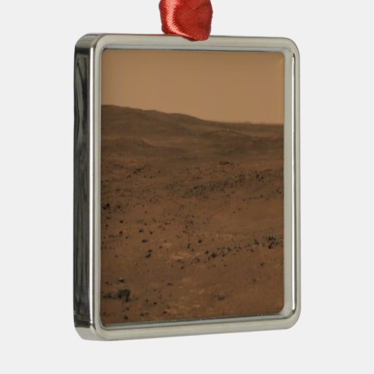 Ornement Carré Argenté Vue panoramique de Mars 8 (Droite)