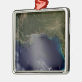 Ornement Carré Argenté Vue satellite du sud-est des États-Unis 2 (Gauche)