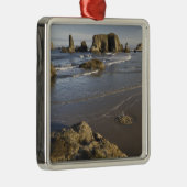 Ornement Carré Argenté Vue sur le littoral, Bandon, Oregon (Droite)