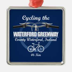Ornement Carré Argenté Waterford Greenway (H2)
