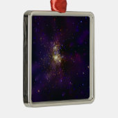 Ornement Carré Argenté Westerlund 2, un groupe de jeunes étoiles (Droite)