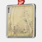 Ornement Carré Argenté White Plains, NY (Gauche)