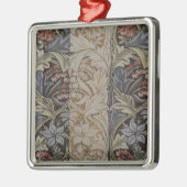 Ornement Carré Argenté William Morris Bluebell Tapestry Design (Gauche)