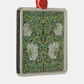 Ornement Carré Argenté William Morris - Pimpernel (Droite)