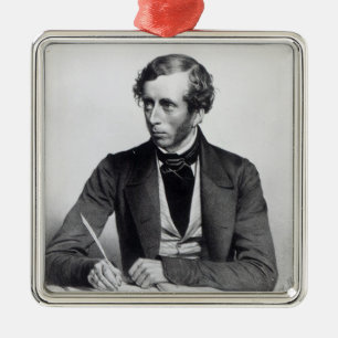 Ornement Carré Argenté William Thompson 1849