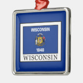 Ornement Carré Argenté Wisconsin (Gauche)
