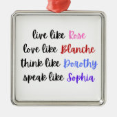 Ornement Carré Argenté Wisdom (Devant)