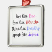 Ornement Carré Argenté Wisdom (Gauche)