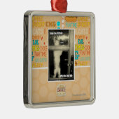 Ornement Carré Argenté Zombi Kitteh (Droite)